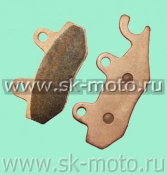 Тормозные колодки передние, усиленные, левый комплект (2 шт.)
